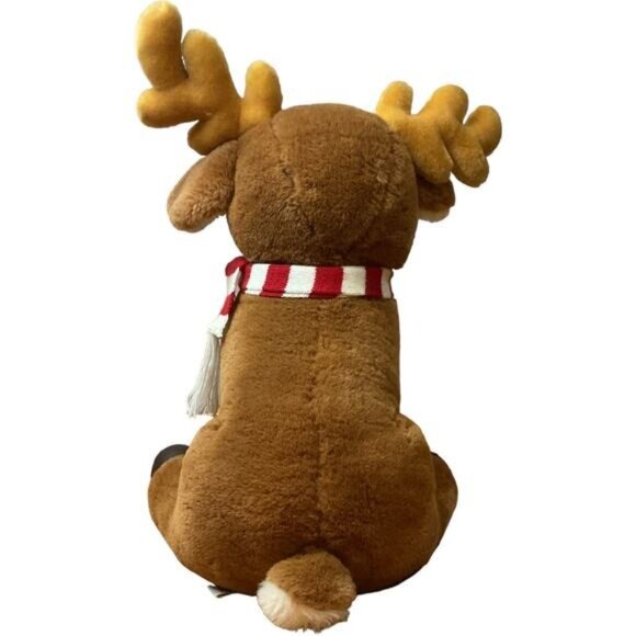 1986 Dakin Red Nose Reindeer Christmas Plush Stuffed Animal Toy Vintage - Picture 3 of 9